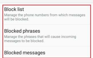 Block someone from Texting you on Samsung Galaxy s5, s6, s7