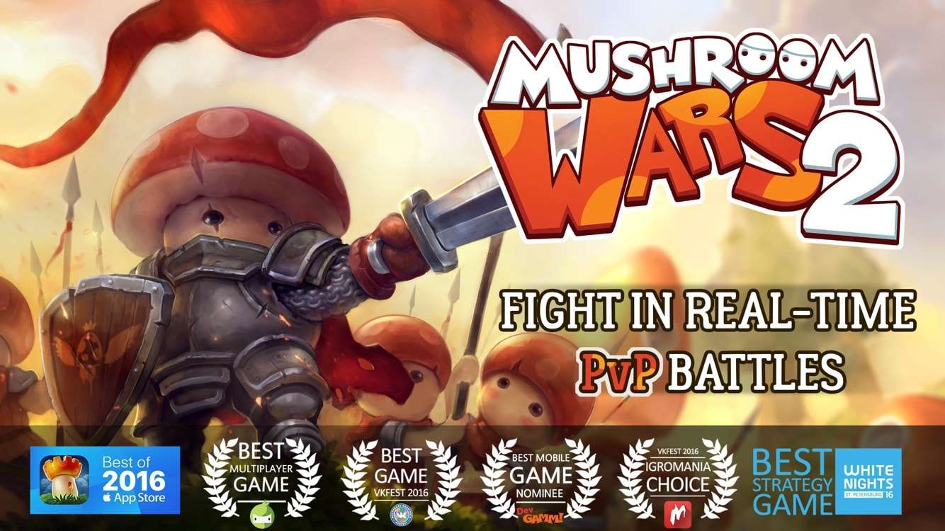 Mushroom Wars 2 - Top 10 Best Free Strategy Games for Android – 2018