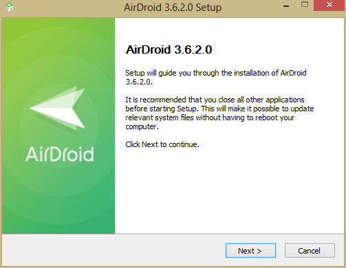 download & install AirDroid on your PC - How to Remotely Access the Android Phone From PC