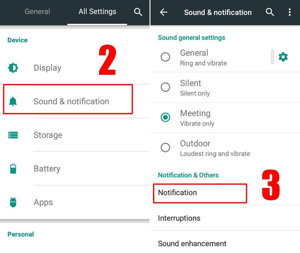 How to Block Notifications on Android – Disable-Turn off Apps Notification - On the next page, click on Notification