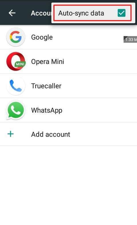 you will see that Auto-sync data is checked - How to Stop Google Play Services Battery Drain – Fix the Issue