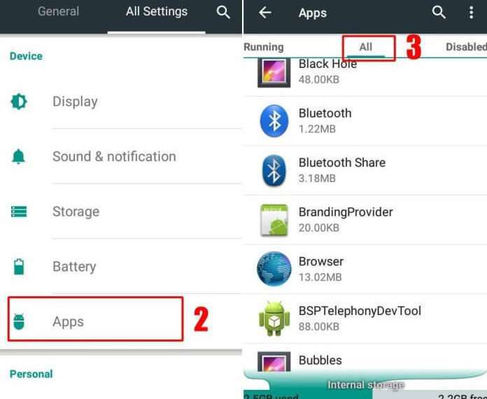 steps - How to Find Hidden Apps on Android – Hide Any App