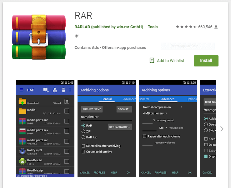 How to Open Rar Files on Android - steps
