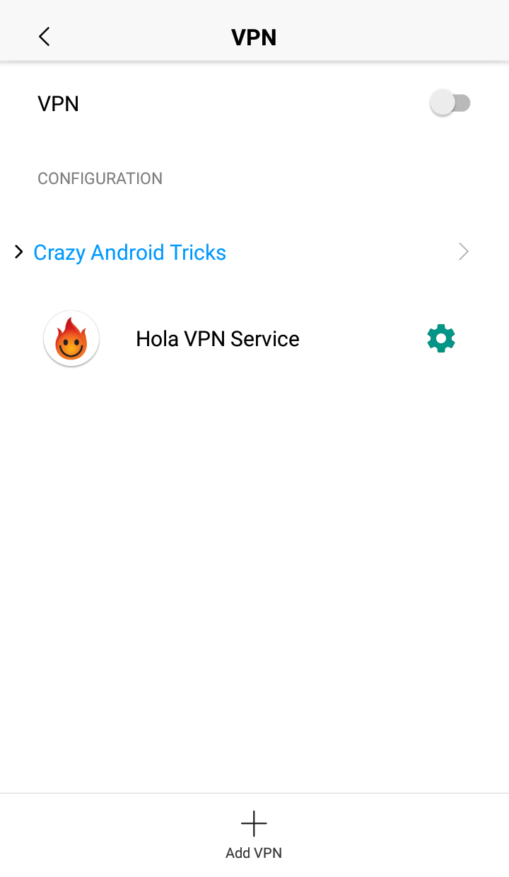see the VPN name on the VPN page - How to Setup a VPN on Android