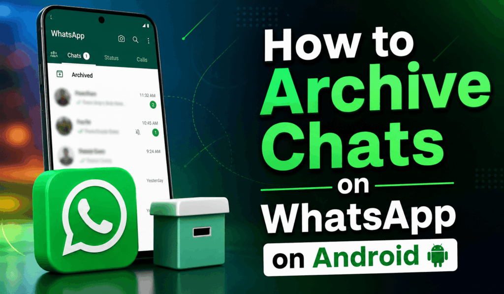 How to Archive Chats on WhatsApp on Android - 6 Easy Steps 1 How to Archive Chats on WhatsApp on Android