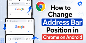 How to Change Address Bar Position in Chrome on Android