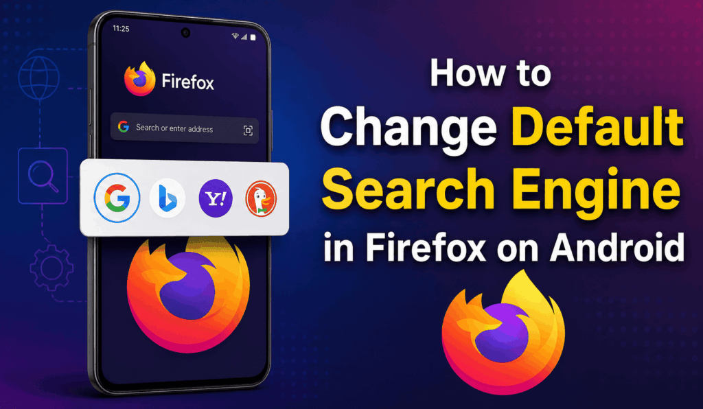 How to Change Default Search Engine in Firefox on Android 1 How to Change Default Search Engine in Firefox on Android