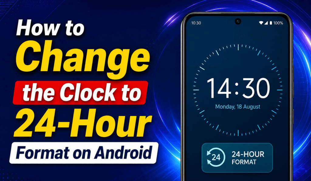 How to Change the Clock to 24-Hour Format on Android
