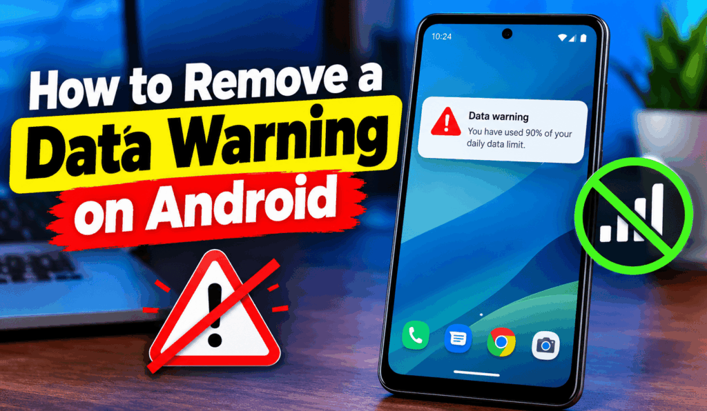 How to Remove a Data Warning on Android 1 How to Remove a Data Warning on Android
