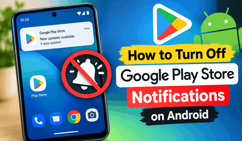 How to Turn Off Google Play Store Notifications on Android - 4 Easy Steps 1 How to Turn Off Google Play Store Notifications on Android