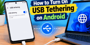 How to Turn On USB Tethering on Android
